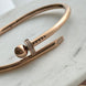 BRAZALETE CLAVO CON BOLITA Y ZIRCONIAS