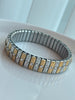 BRAZALETE STRIPES BICOLOR CON ZIRCONIA