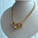 COLLAR ESLABÓN CON ZIRCONIA