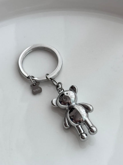 LLAVERO OSO PLATEADO