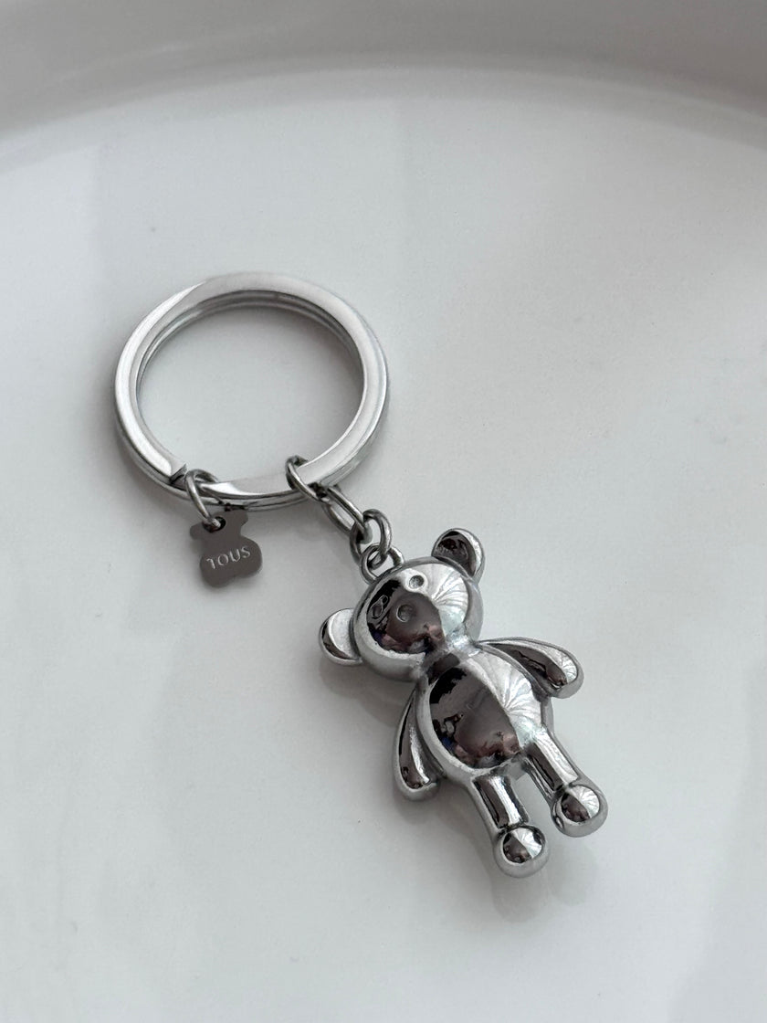 LLAVERO OSO PLATEADO