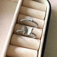 ANILLO DOBLE MARIPOSA