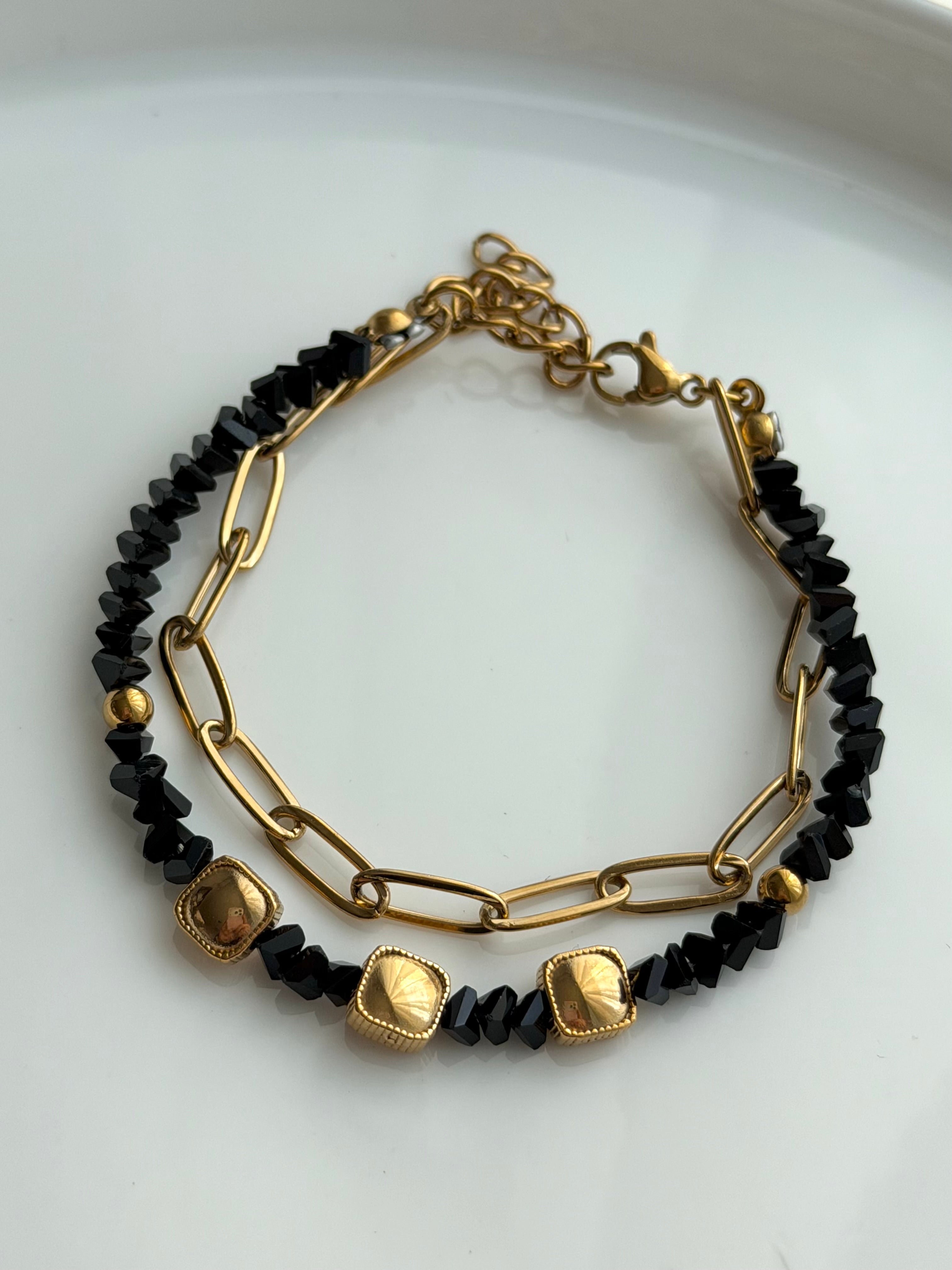 PULSERA CRISTAL NEGRO