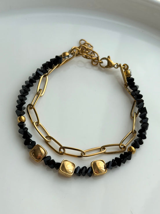 PULSERA CRISTAL NEGRO