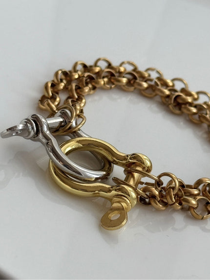 PULSERA DOBLE BROCHE