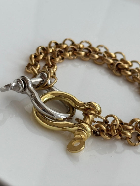 PULSERA DOBLE BROCHE