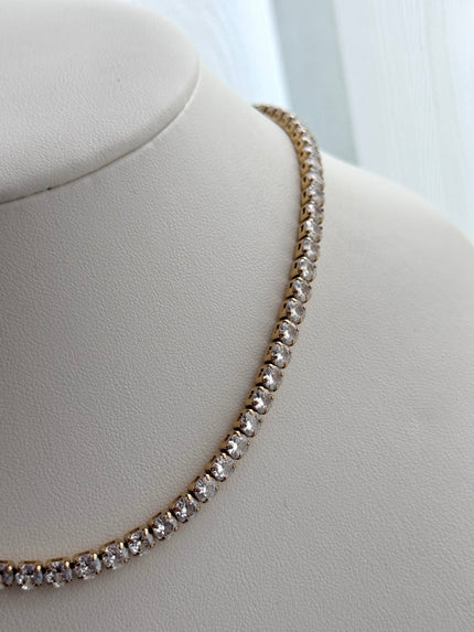 COLLAR TENNIS DORADO 4mm