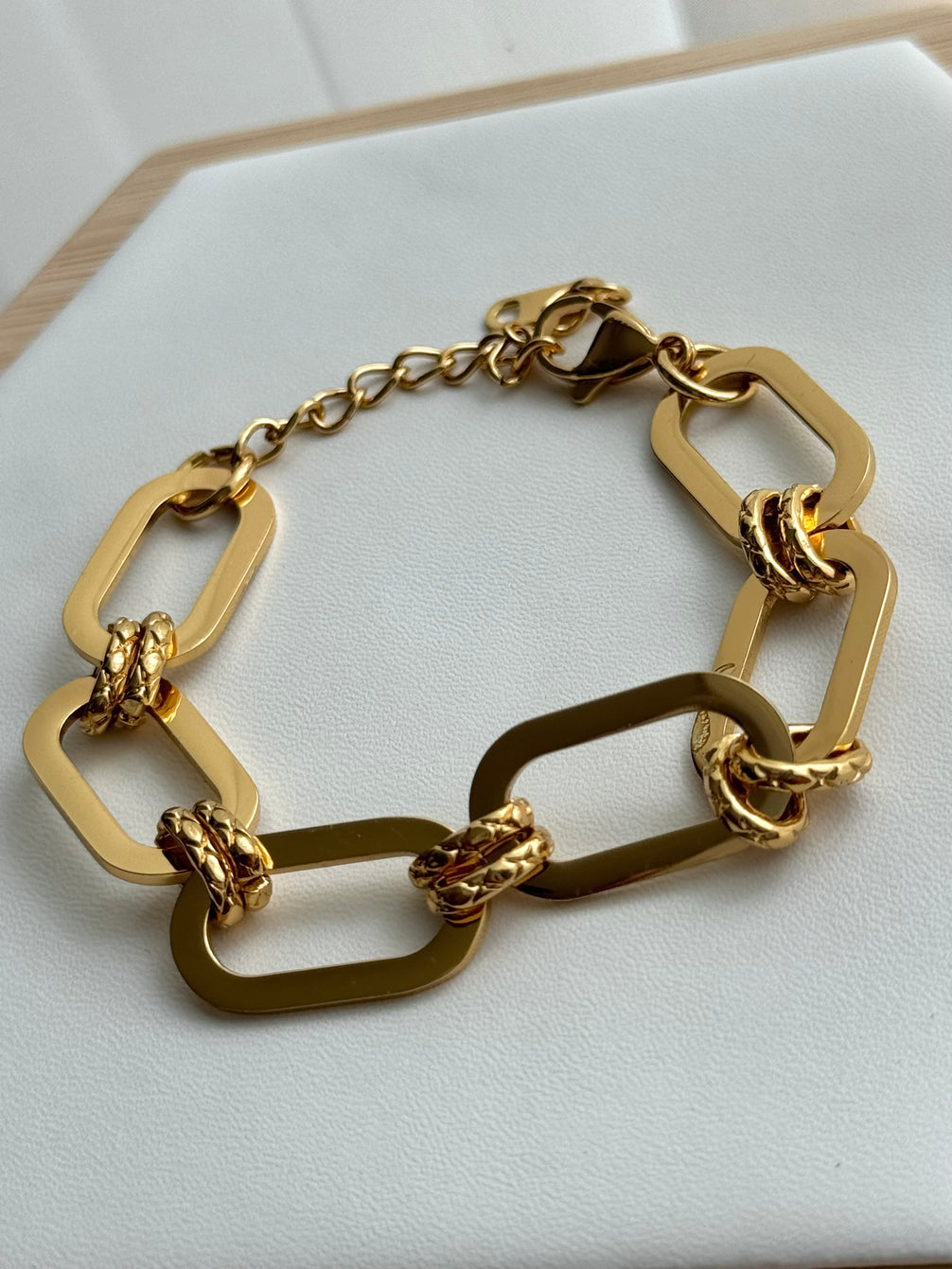 PULSERA OVAL LINKS
