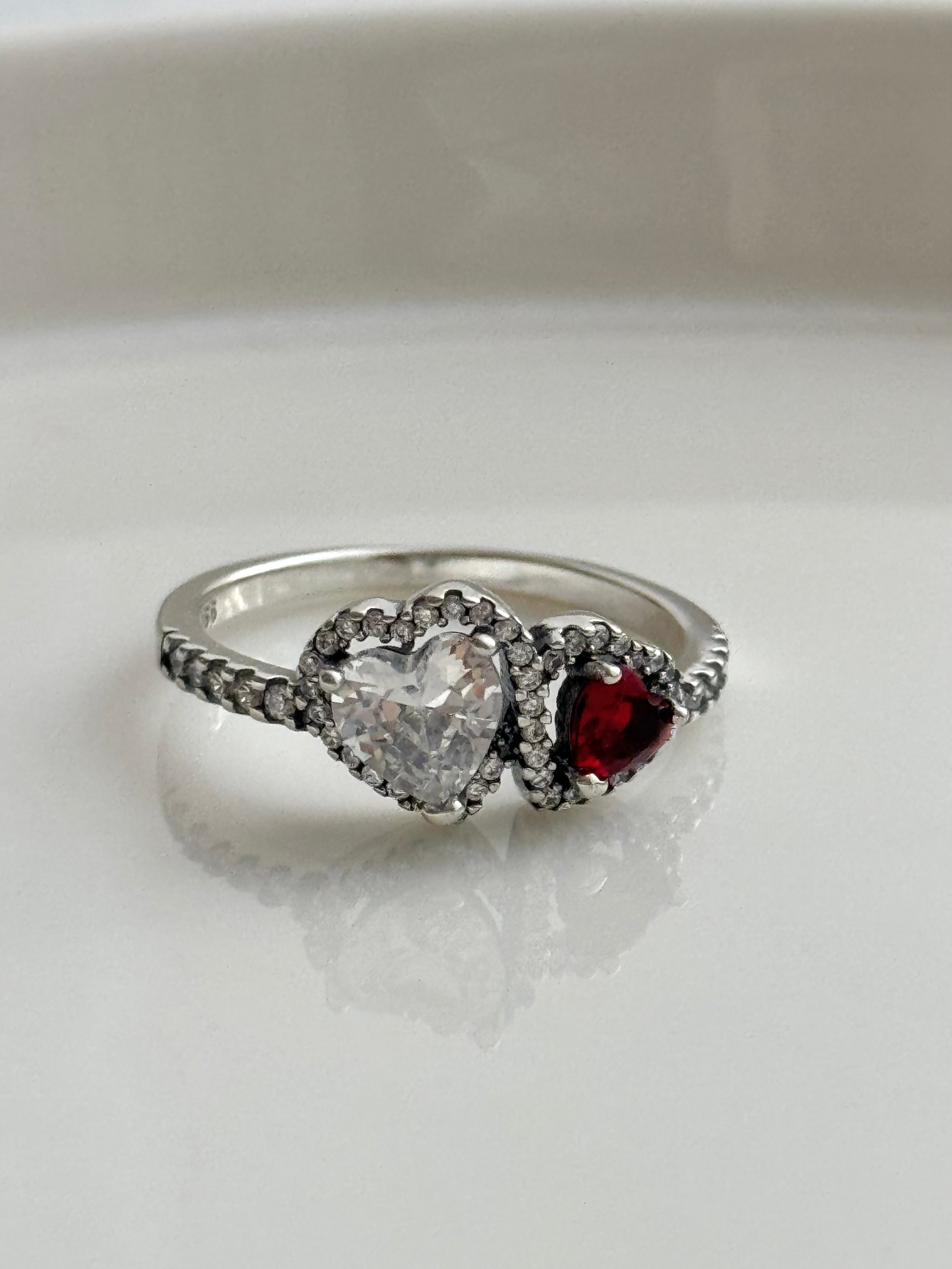 ANILLO DOBLE CORAZON