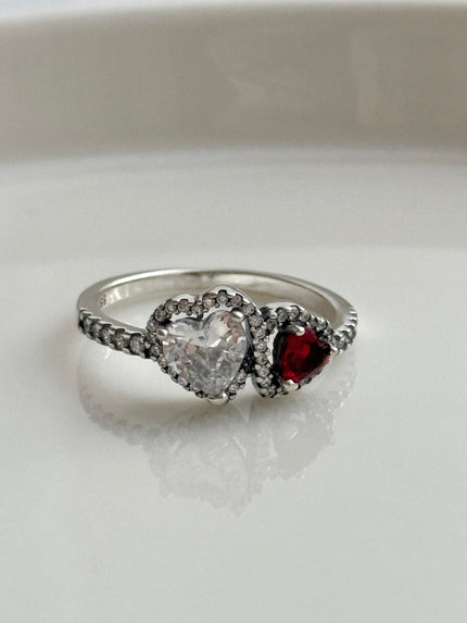 ANILLO DOBLE CORAZON