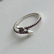 ANILLO FLECHA ROJO
