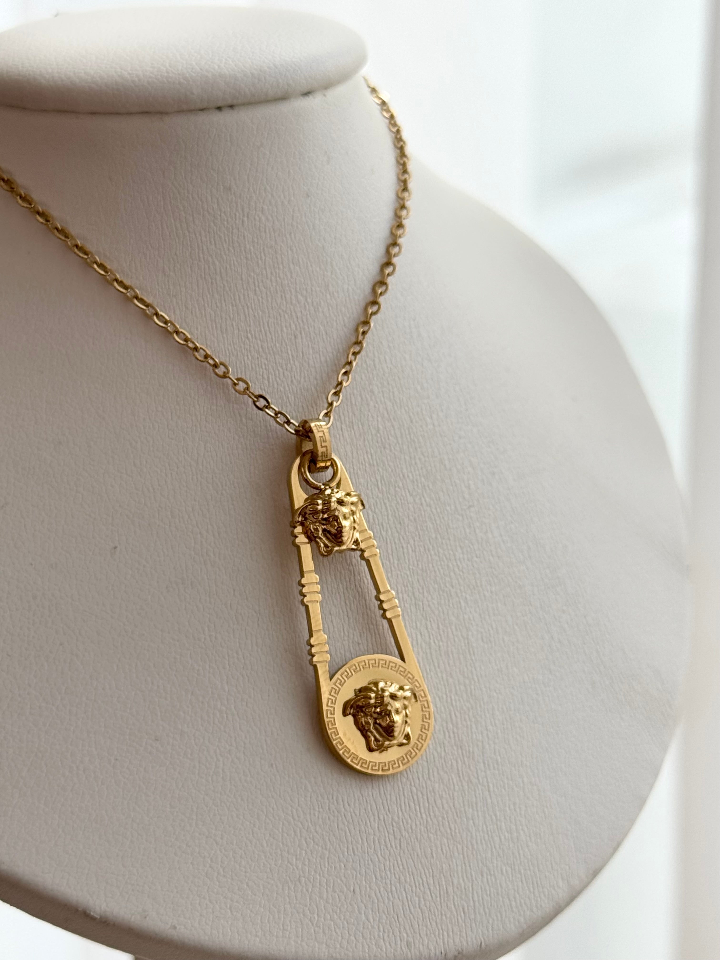 COLLAR MEDUSA DORADO