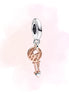 CHARM COLGANTE LLAVE ROSA