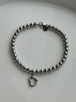 PULSERA BOLITAS CORAZON