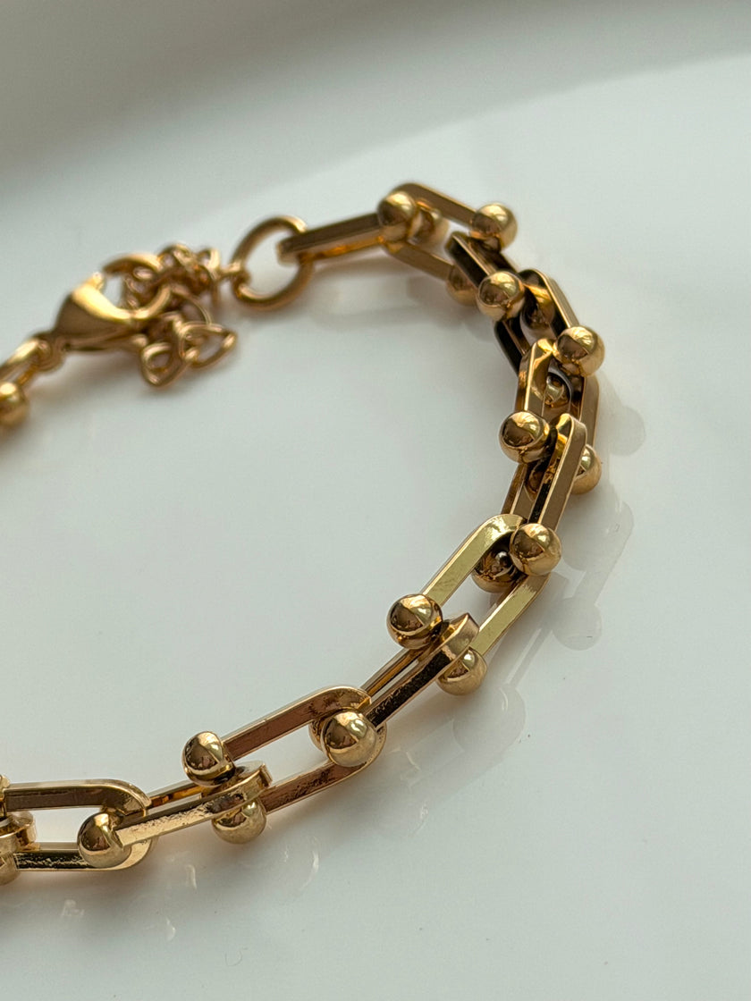 PULSERA ESLABÓN PLANO