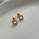 ARETE MINI TRÉBOL CON CRISTAL