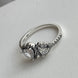ANILLO DOBLE CORAZON BLANCO