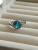 ANILLO ZIRCONIA AZUL