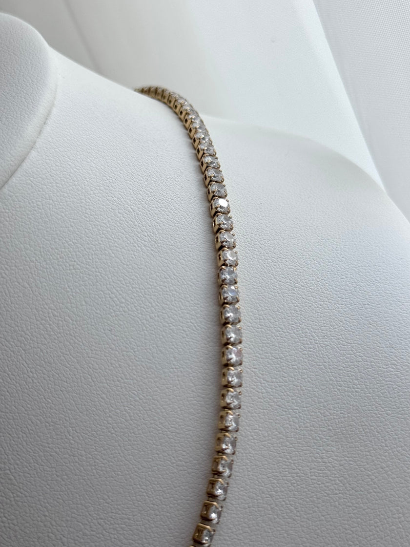 COLLAR TENNIS DORADO 3mm