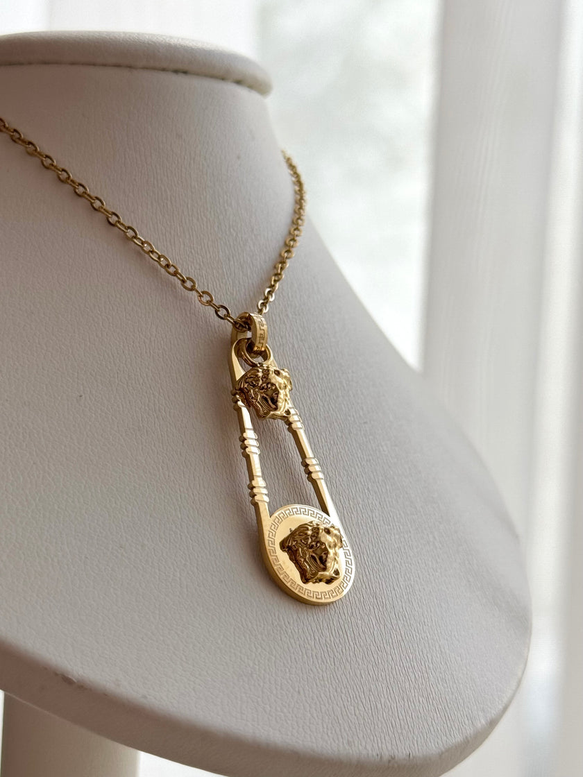 COLLAR MEDUSA DORADO