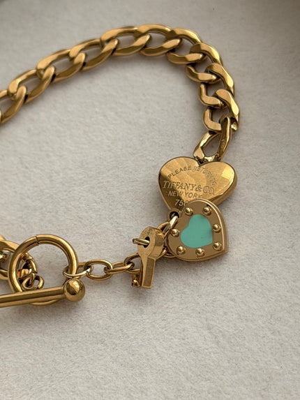 PULSERA CADENA BROCHE T