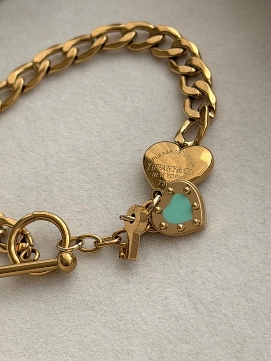 PULSERA CADENA BROCHE T