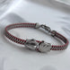 PULSERA ZIPPER ROJA