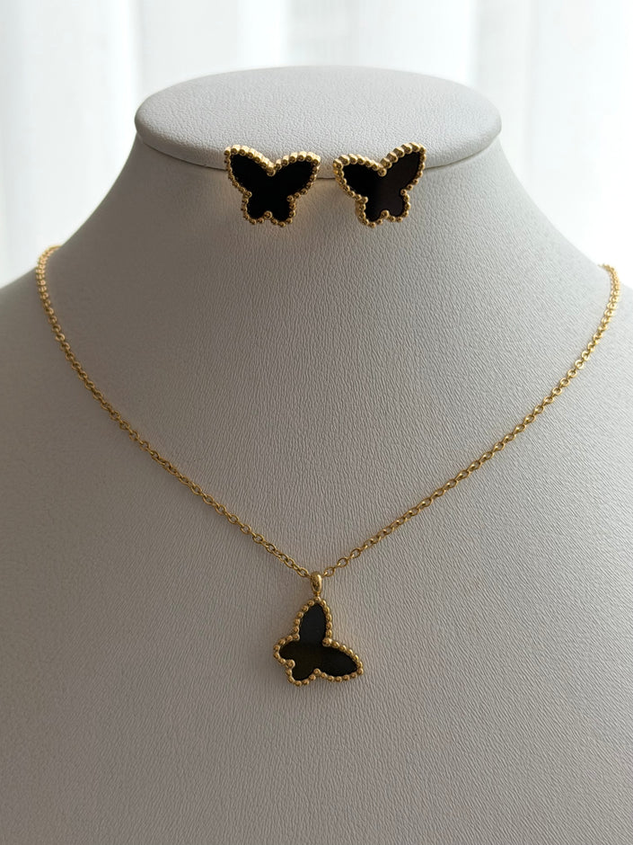 SET MARIPOSA NEGRA