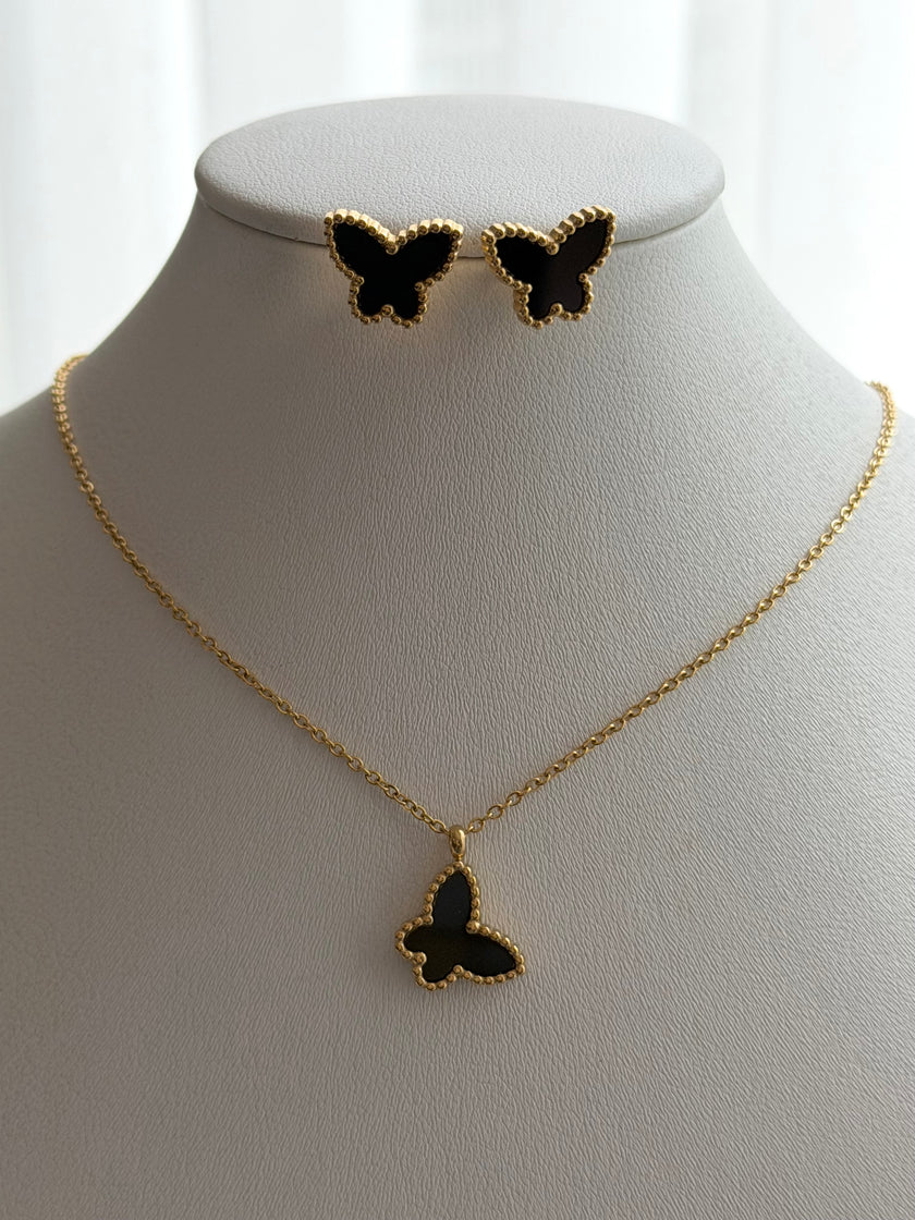 SET MARIPOSA NEGRA