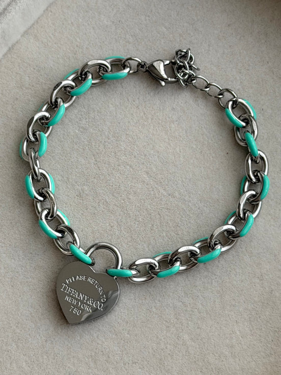 PULSERA CADENA AZUL