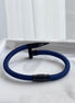 PULSERA CORREA CLAVÓ AZUL