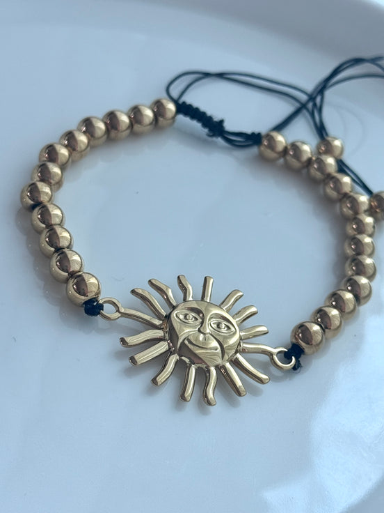 PULSERA SOL BOLITAS