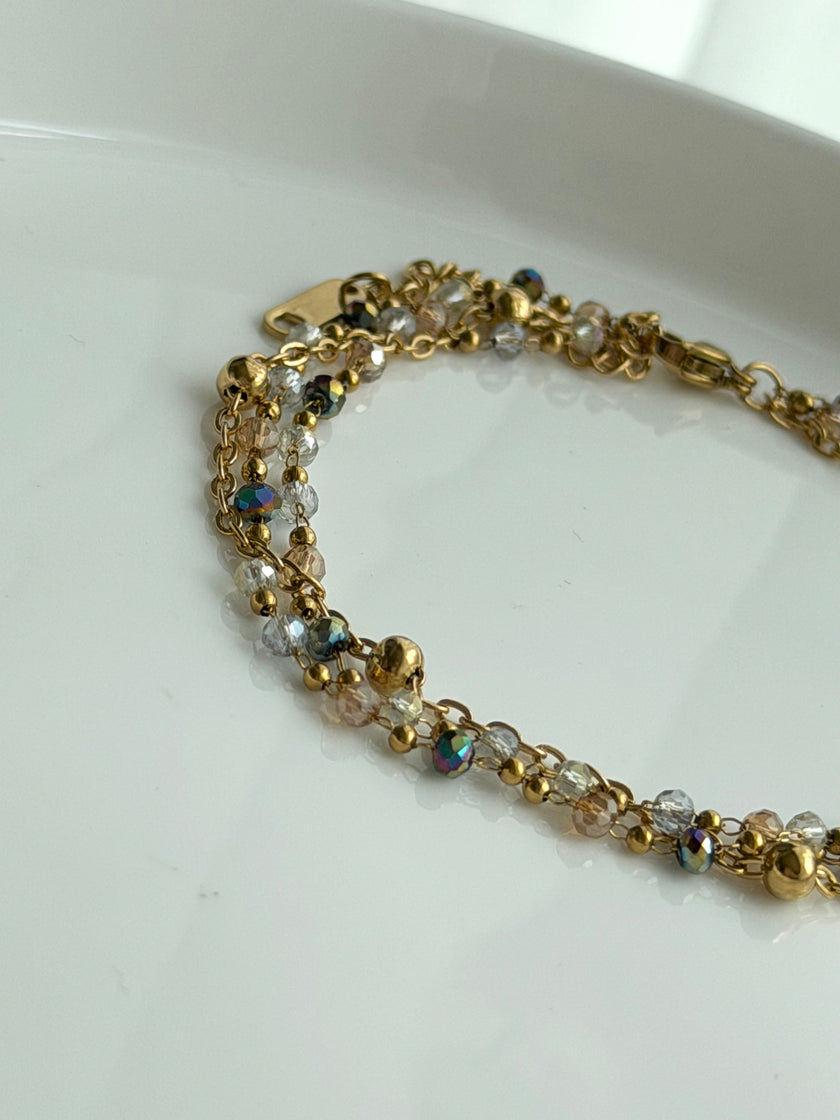 PULSERA CADENA CRISTAL