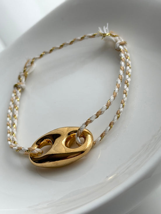 PULSERA ESLABÓN HILO