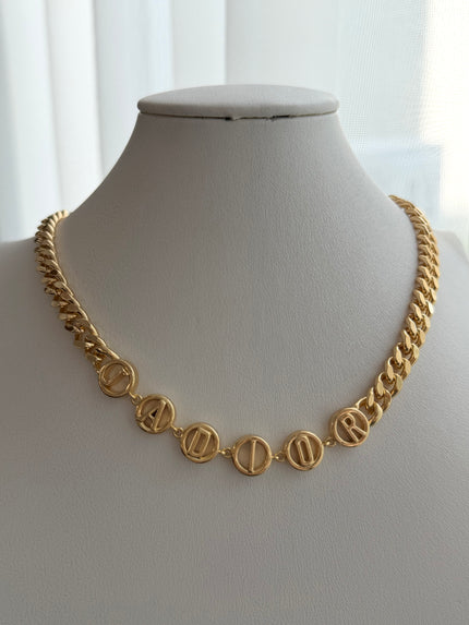 OKLAR LETRAS CADENA GRUESA