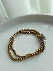 PULSERA DOBLE CON BROCHE