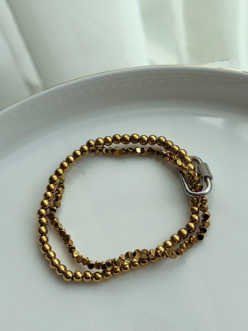 PULSERA DOBLE CON BROCHE