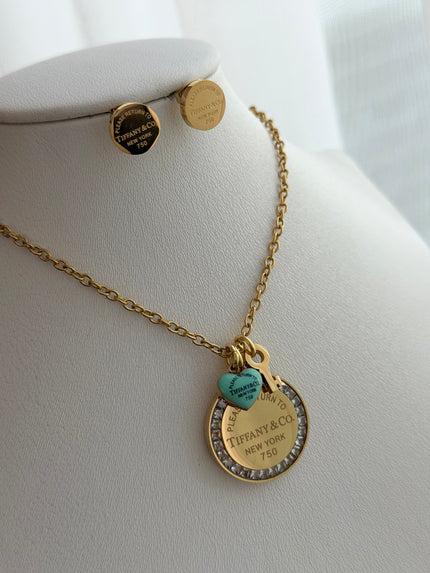 SET COMPLETO CORAZON AZUL