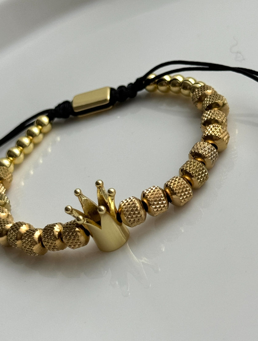 PULSERA DORADA CORONA