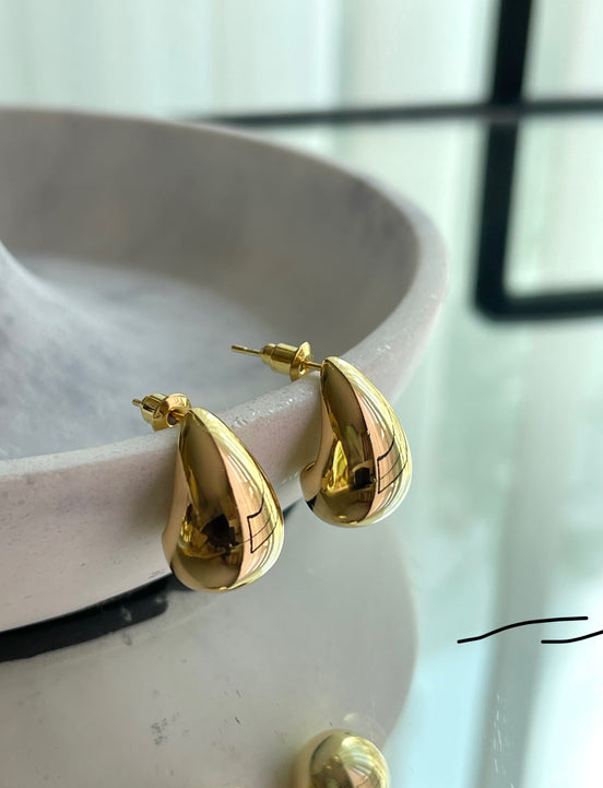 ARETE DROP TROMPETA  CHICO