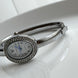 RELOJ TIPO PULSERA CON CRISTAL