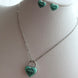 SET CORAZÓN AZUL