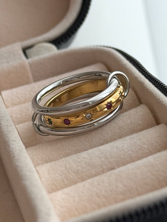 ANILLO TRES ARGOLLAS
