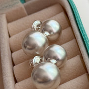 ARETE DOBLE BOLA TFFANY