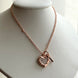 COLLAR CORAZÓN Y LLAVE