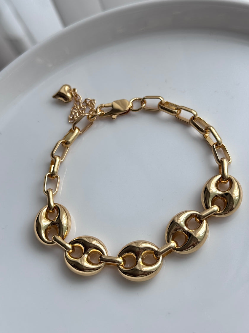 PULSERA GRANOS DE CAFÉ