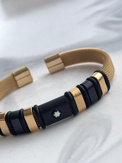 PULSERA ABIERTA DORADA