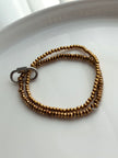 PULSERA DOBLE CON CRISTAL