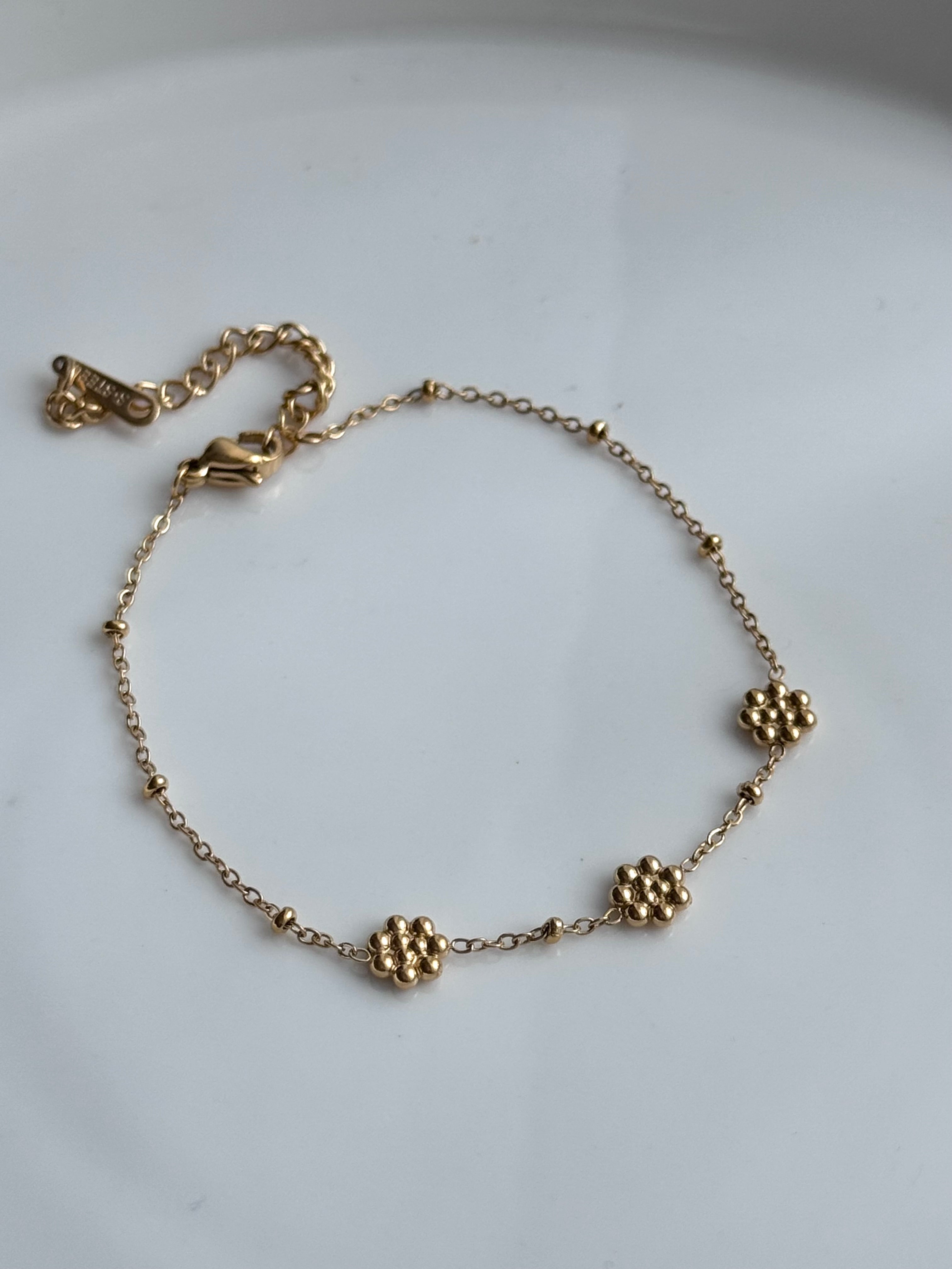 PULSERA DELGADA FLORES