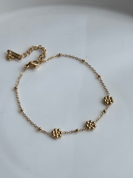 PULSERA DELGADA FLORES